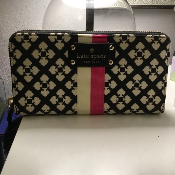KATE SPADE ZIP AROUND WALLET CALL OUT - Picture 1 of 10